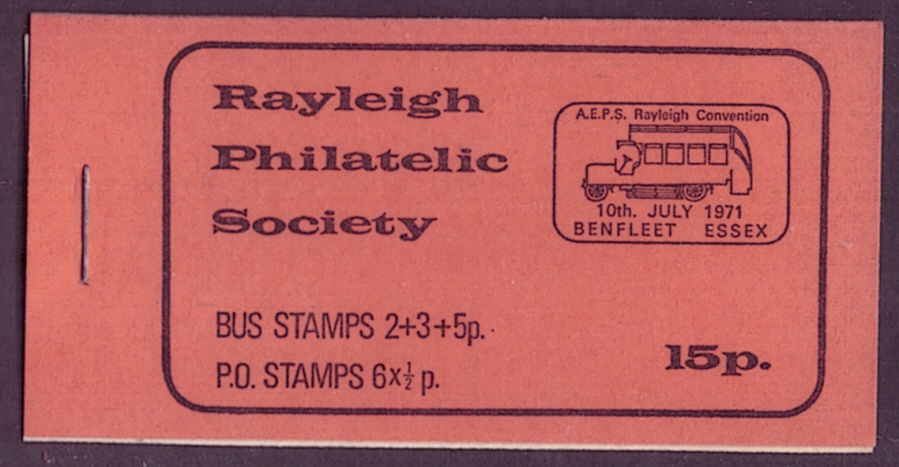 (image for) 1971 Rayleigh Philatelic Society Privately Produced Booklet